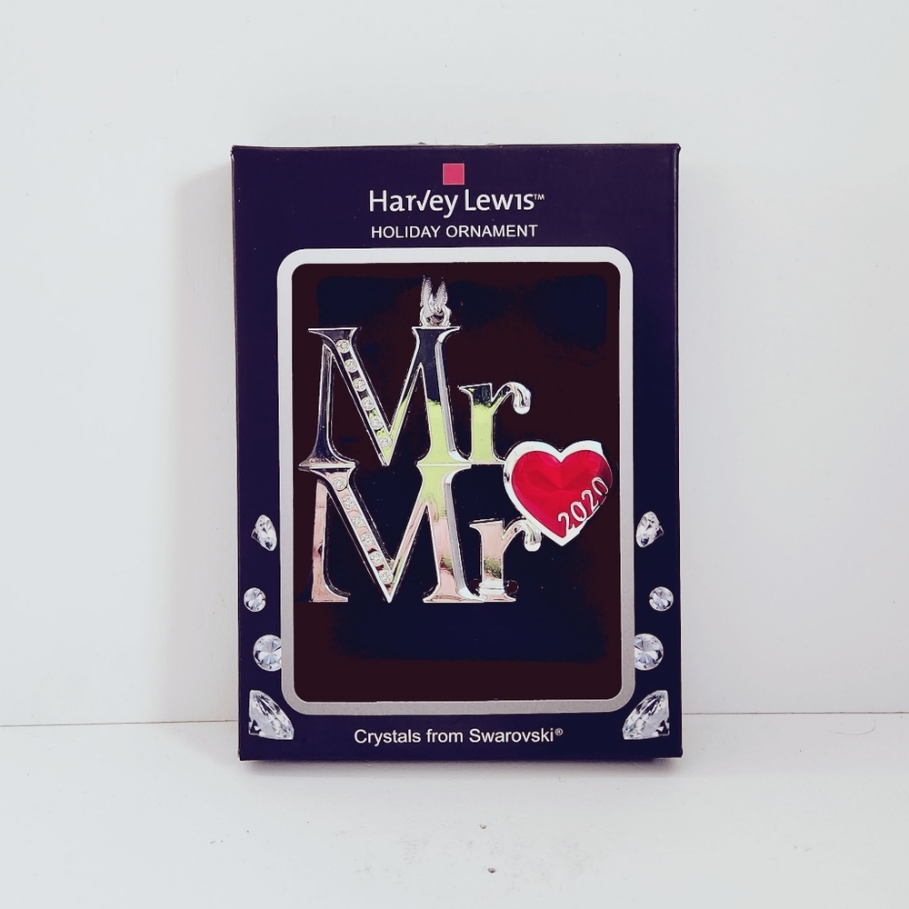 ⭐4/$15 Harvey Lewis Mr & Mr 2020 Ornament